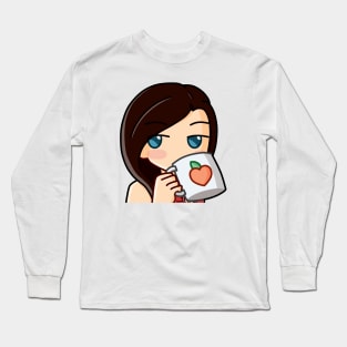 Peachy Sip Long Sleeve T-Shirt